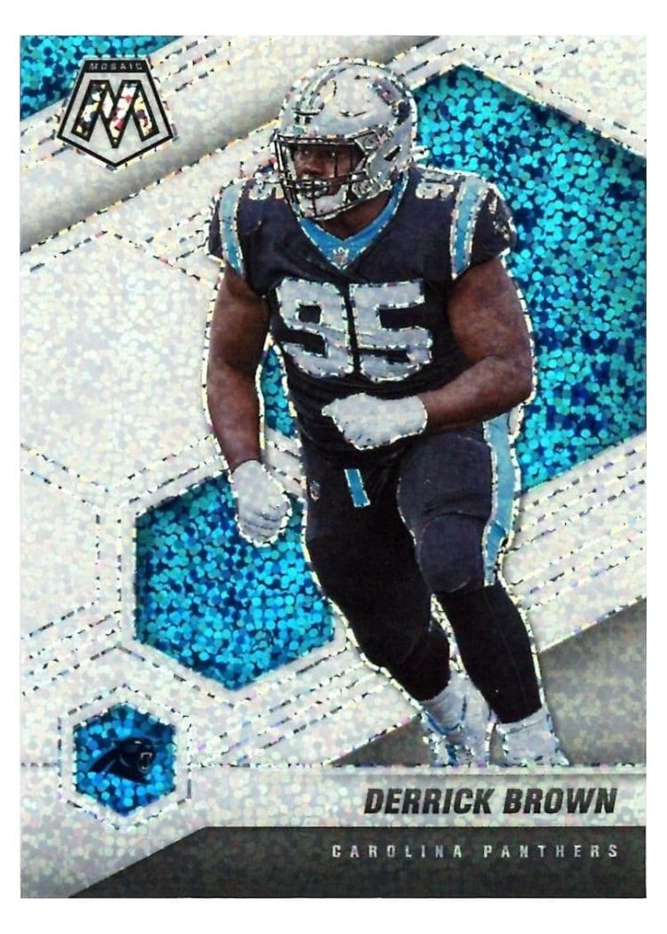 2021 Panini Mosaic Base Set Derrick Brown #39 card