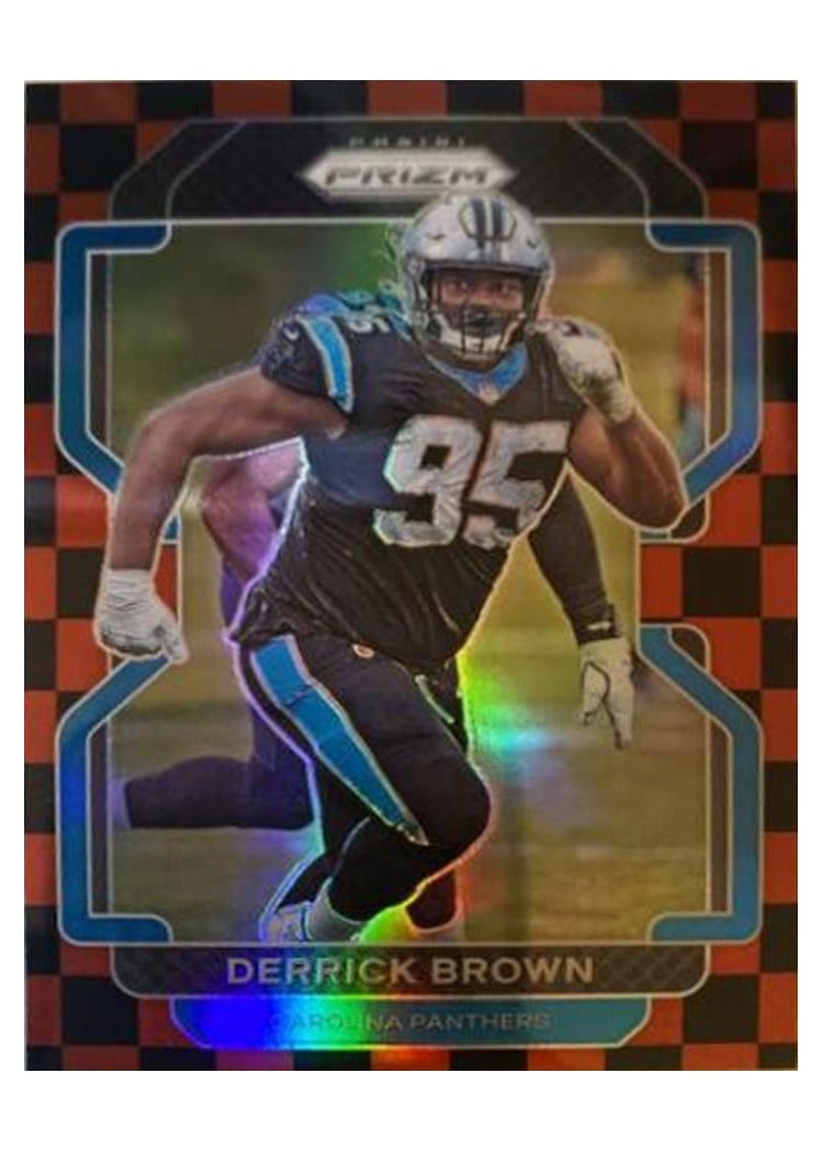 2021 Panini Prizm Base Set Derrick Brown #317 card