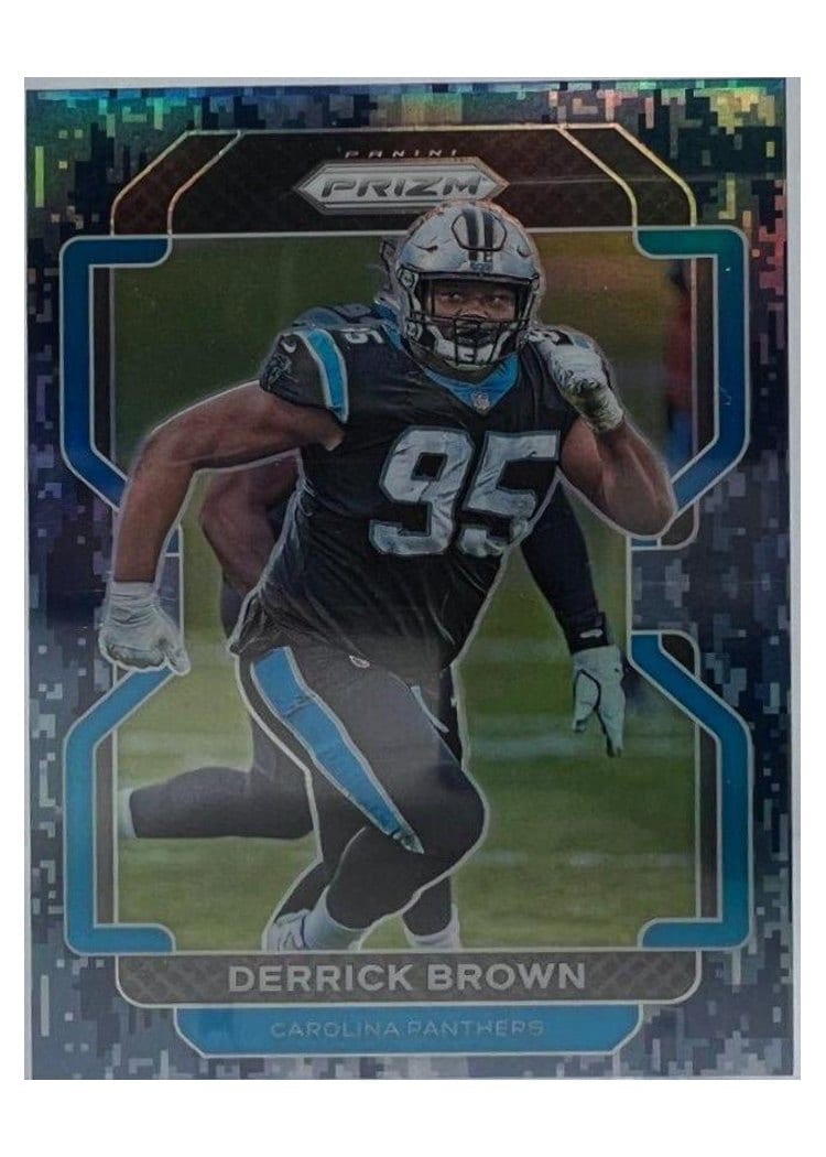 2021 Panini Prizm Base Set Derrick Brown #317 card