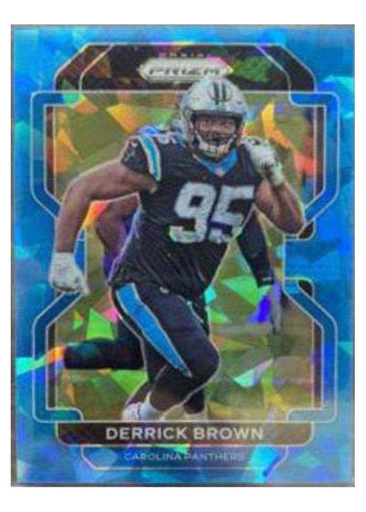 2021 Panini Prizm Base Set Derrick Brown #317 card