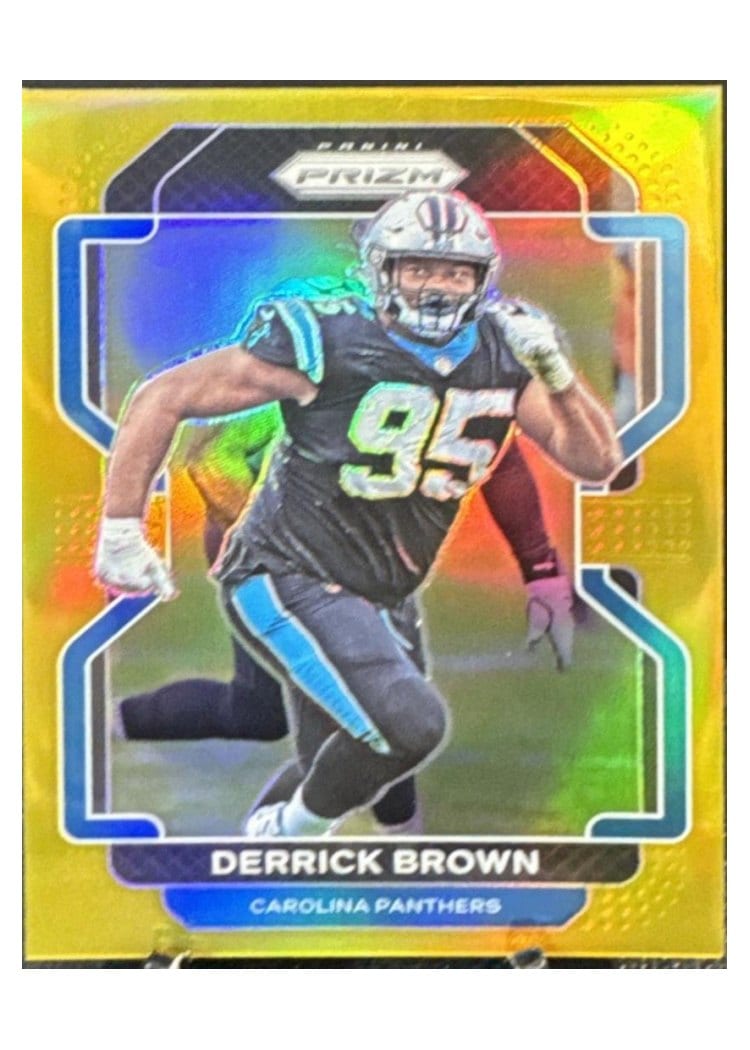 2021 Panini Prizm Base Set Derrick Brown #317 card