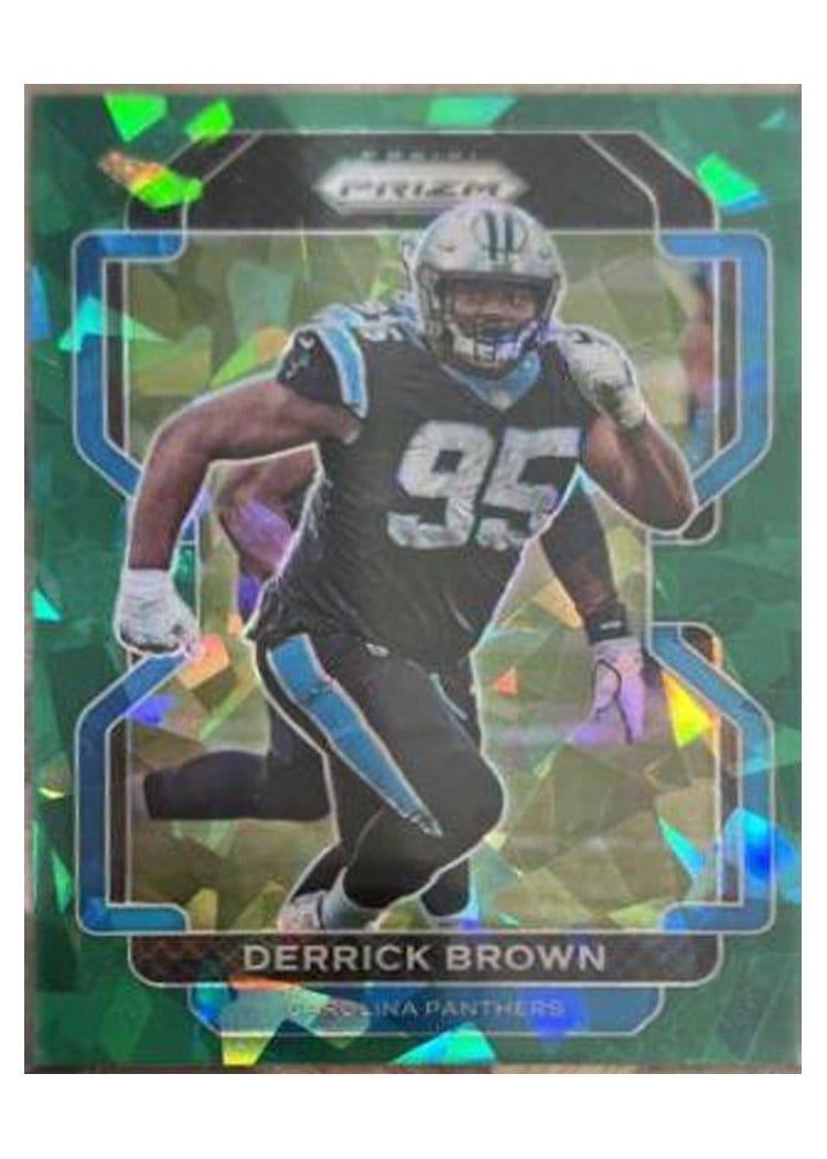 2021 Panini Prizm Base Set Derrick Brown #317 card