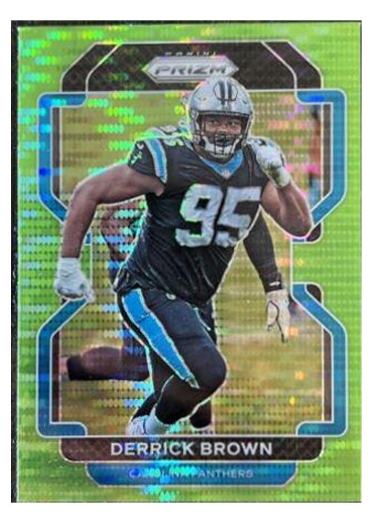 2021 Panini Prizm Base Set Derrick Brown #317 card