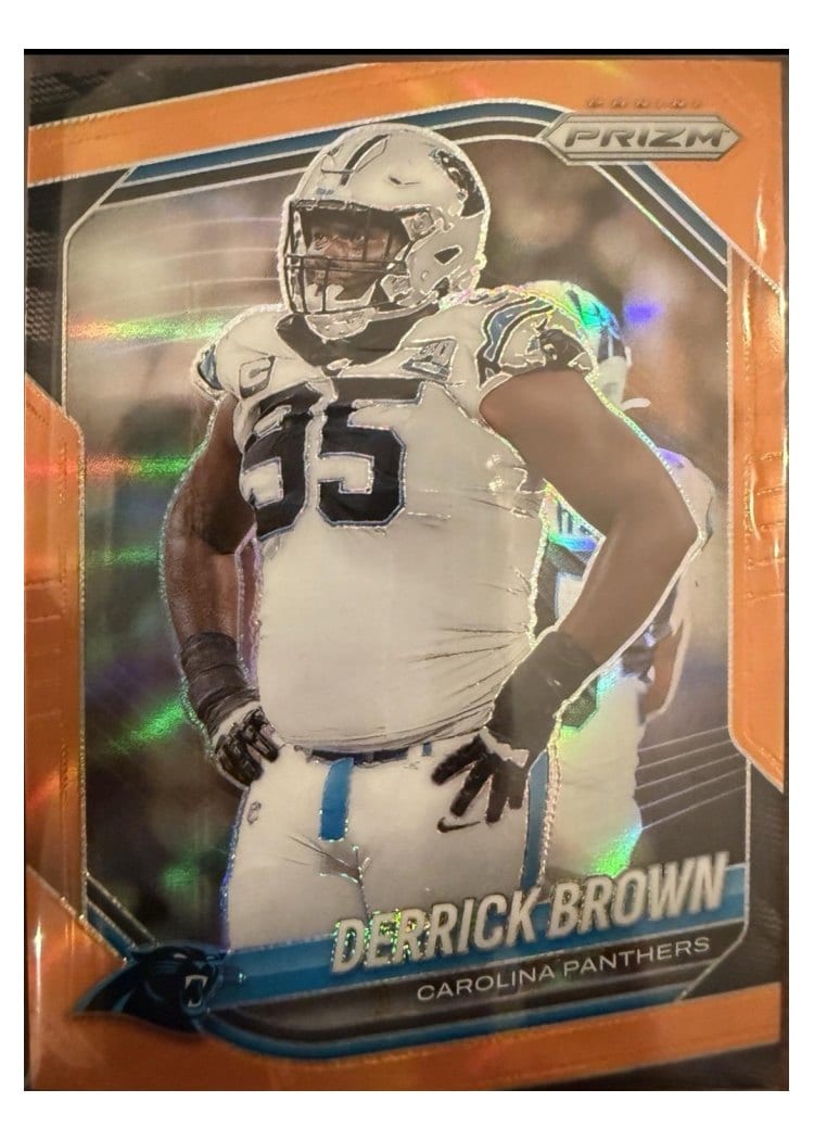 2025 Panini Prizm Base Set Derrick Brown #76 card