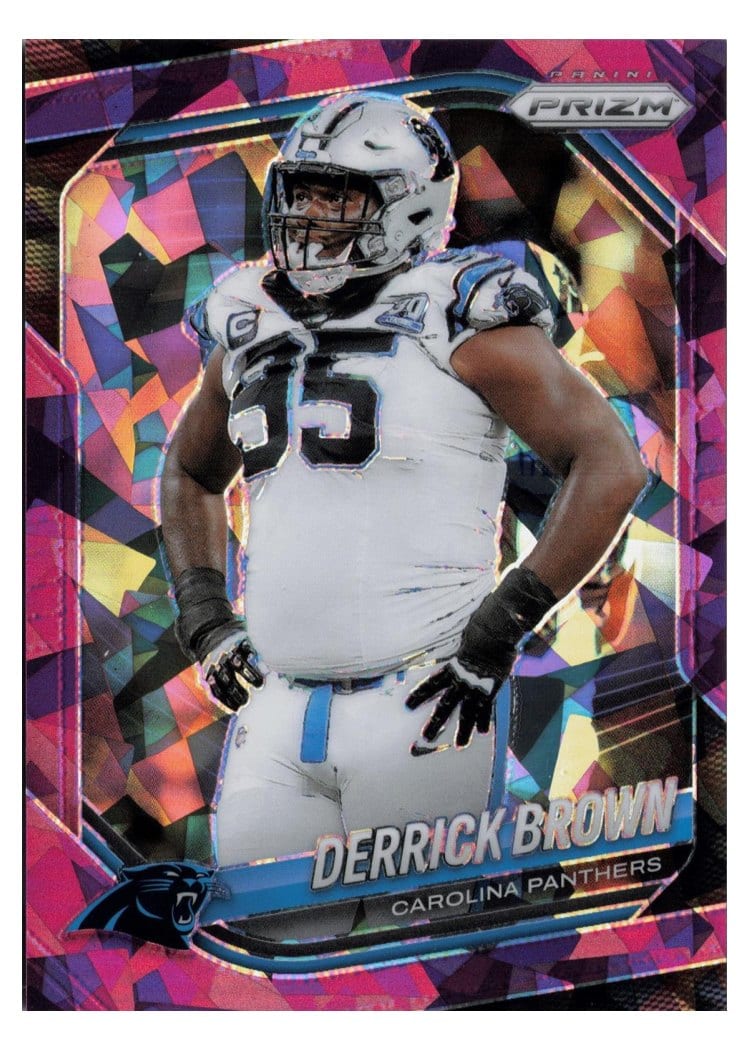 2025 Panini Prizm Base Set Derrick Brown #76 card
