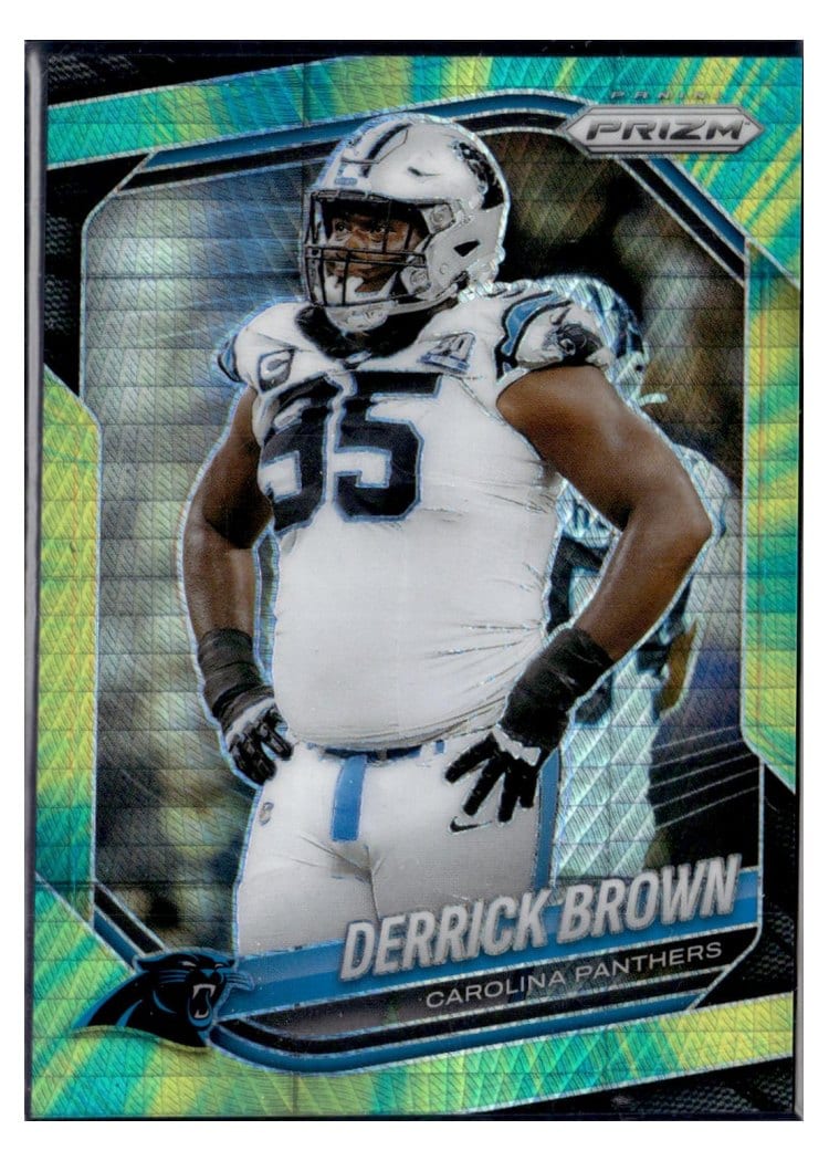 2025 Panini Prizm Base Set Derrick Brown #76 card