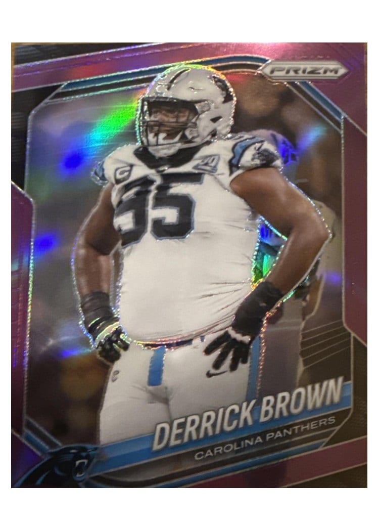 2025 Panini Prizm Base Set Derrick Brown #76 card