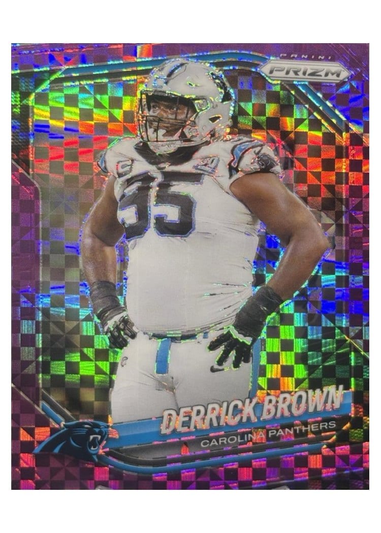 2025 Panini Prizm Base Set Derrick Brown #76 card