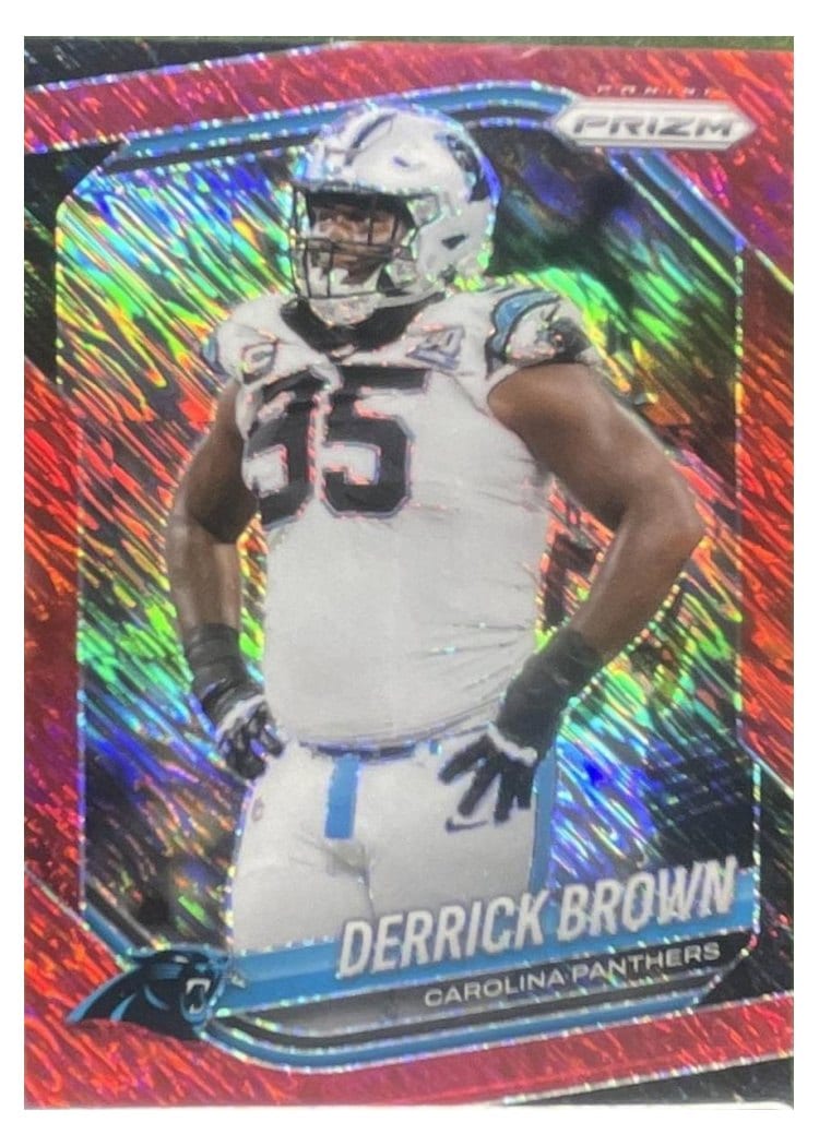 2025 Panini Prizm Base Set Derrick Brown #76 card