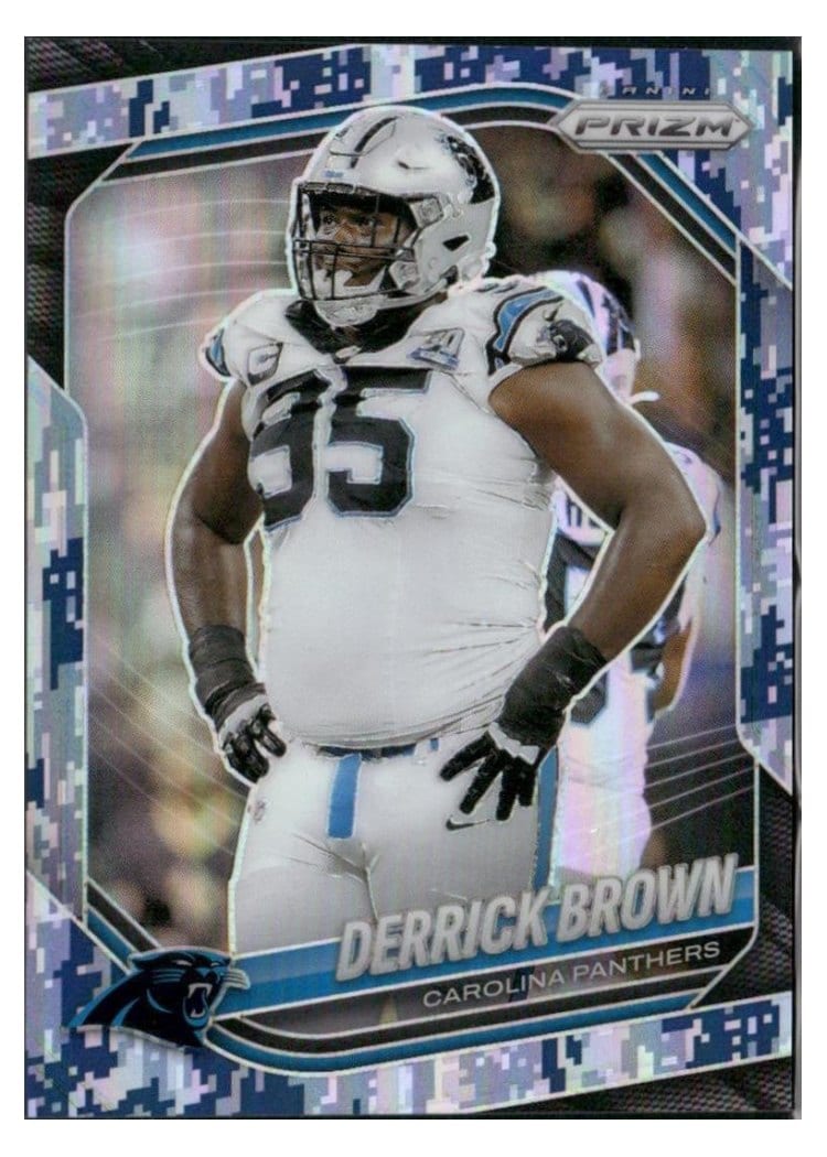 2025 Panini Prizm Base Set Derrick Brown #76 card