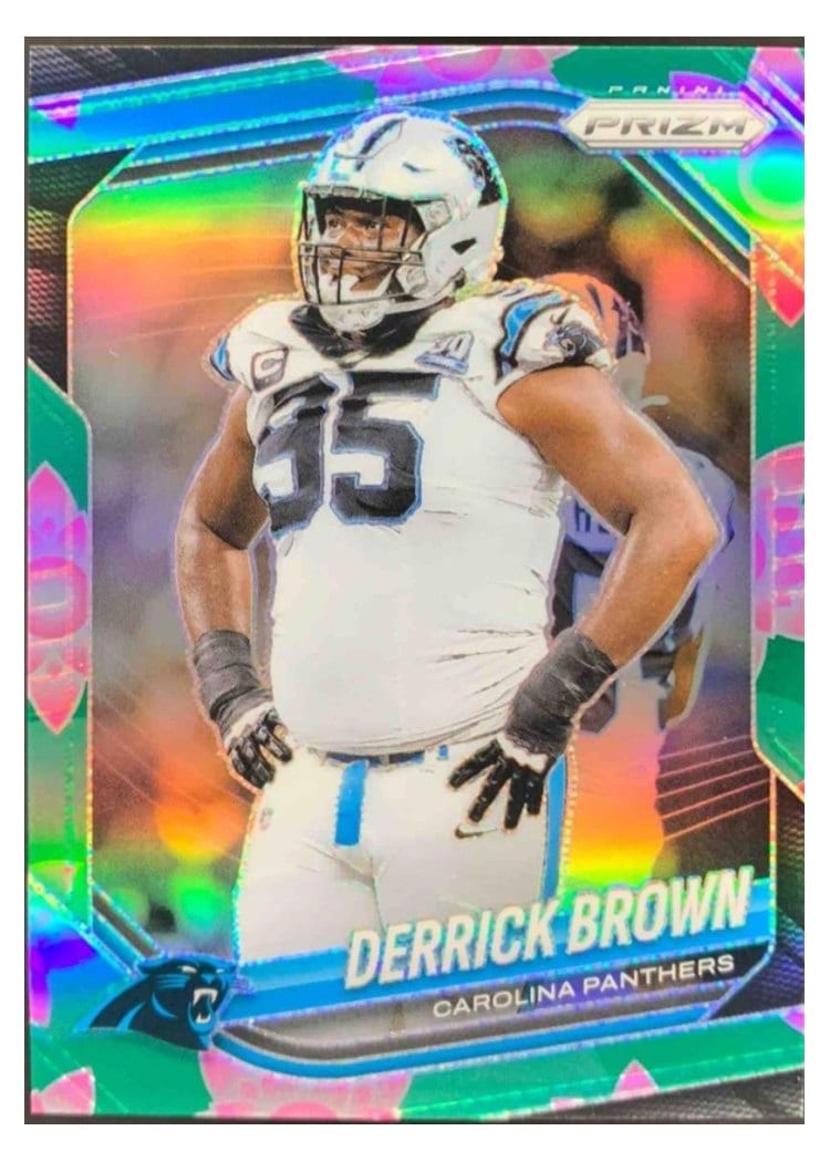 2025 Panini Prizm Base Set Derrick Brown #76 card