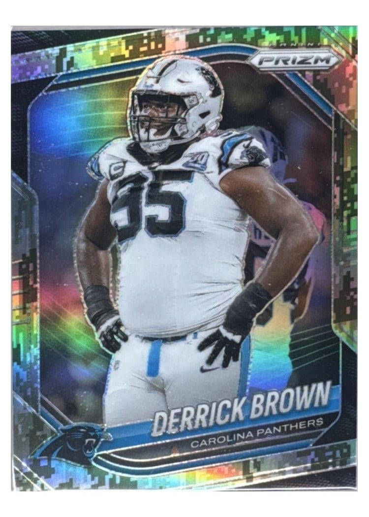 2025 Panini Prizm Base Set Derrick Brown #76 card