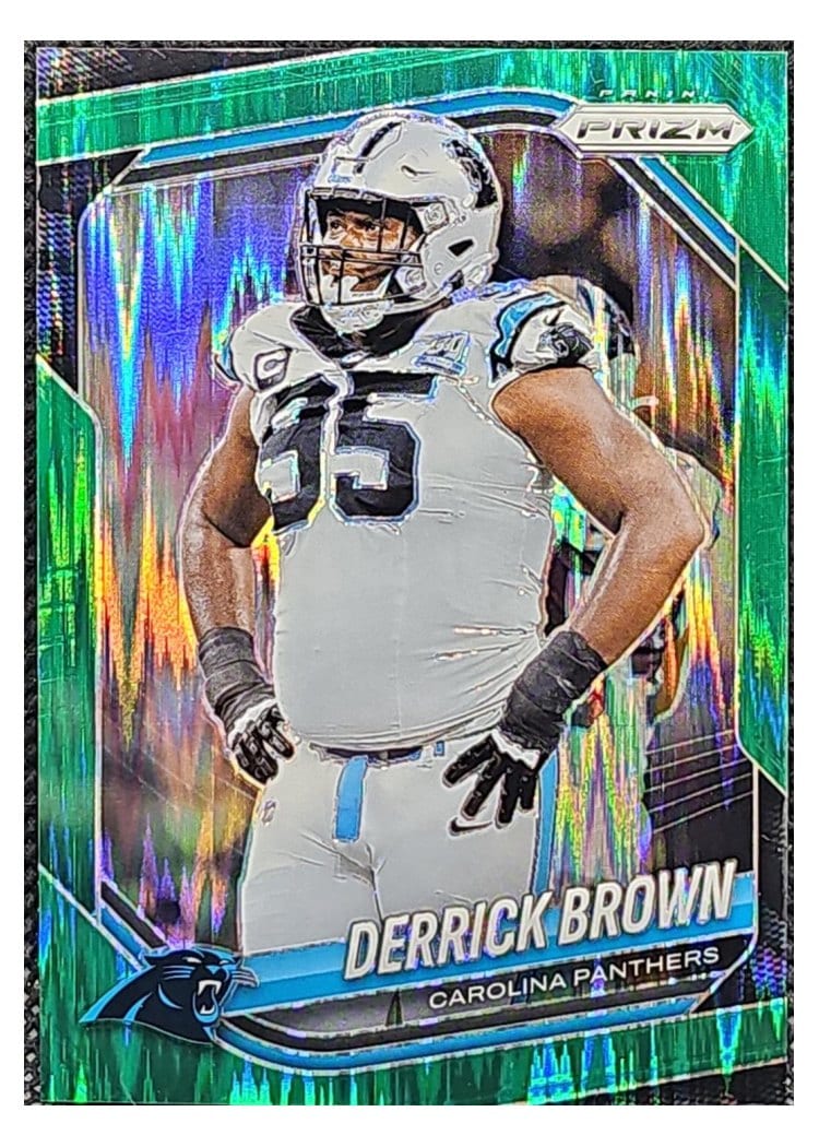 2025 Panini Prizm Base Set Derrick Brown #76 card