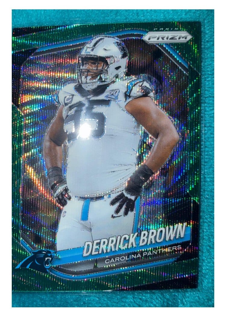 2025 Panini Prizm Base Set Derrick Brown #76 card
