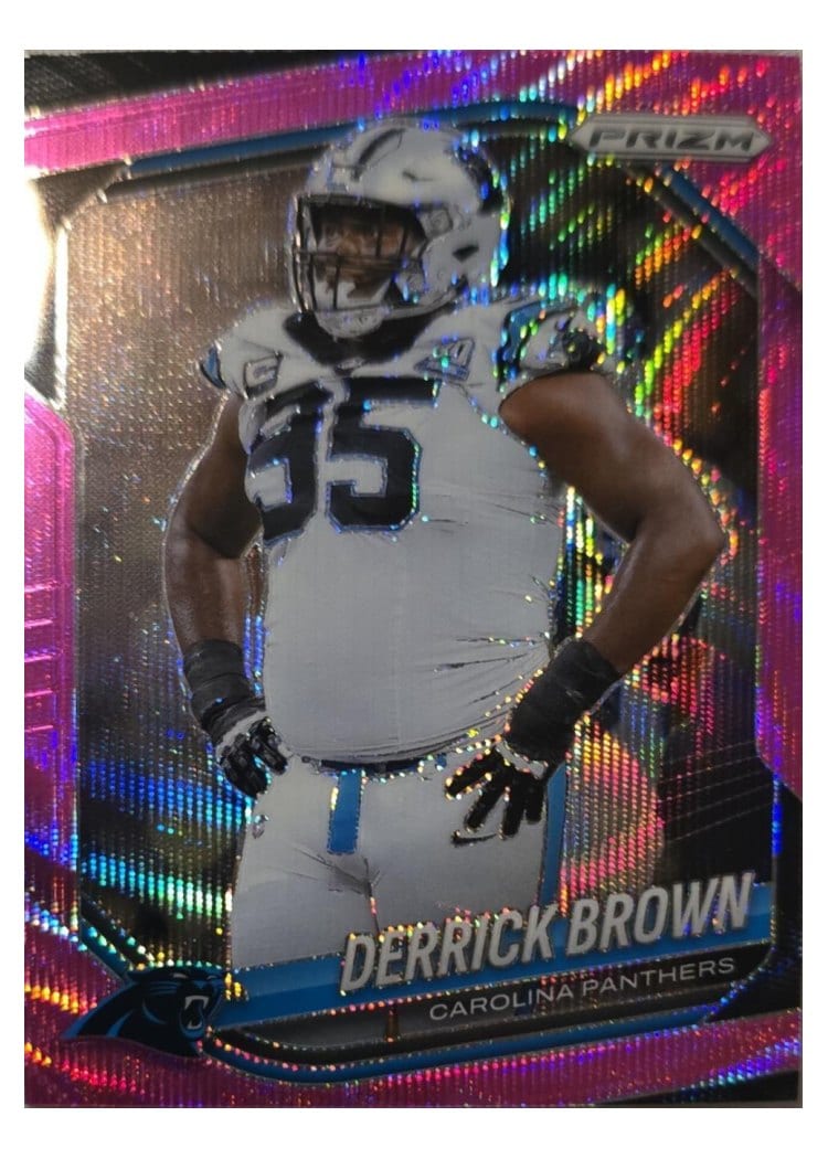 2025 Panini Prizm Base Set Derrick Brown #76 card