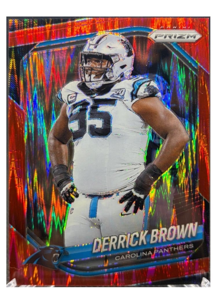 2025 Panini Prizm Base Set Derrick Brown #76 card