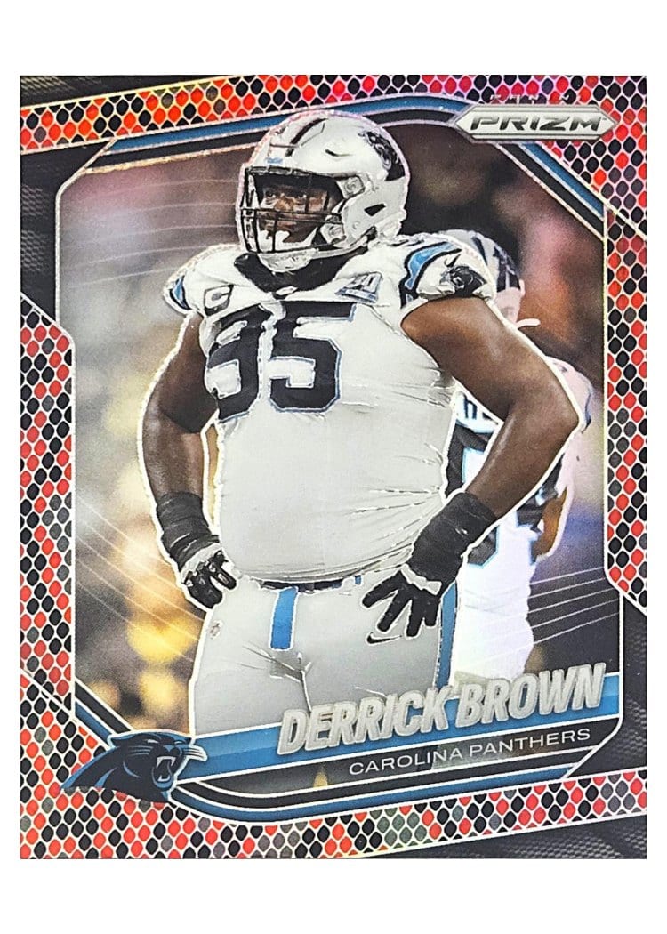 2025 Panini Prizm Base Set Derrick Brown #76 card