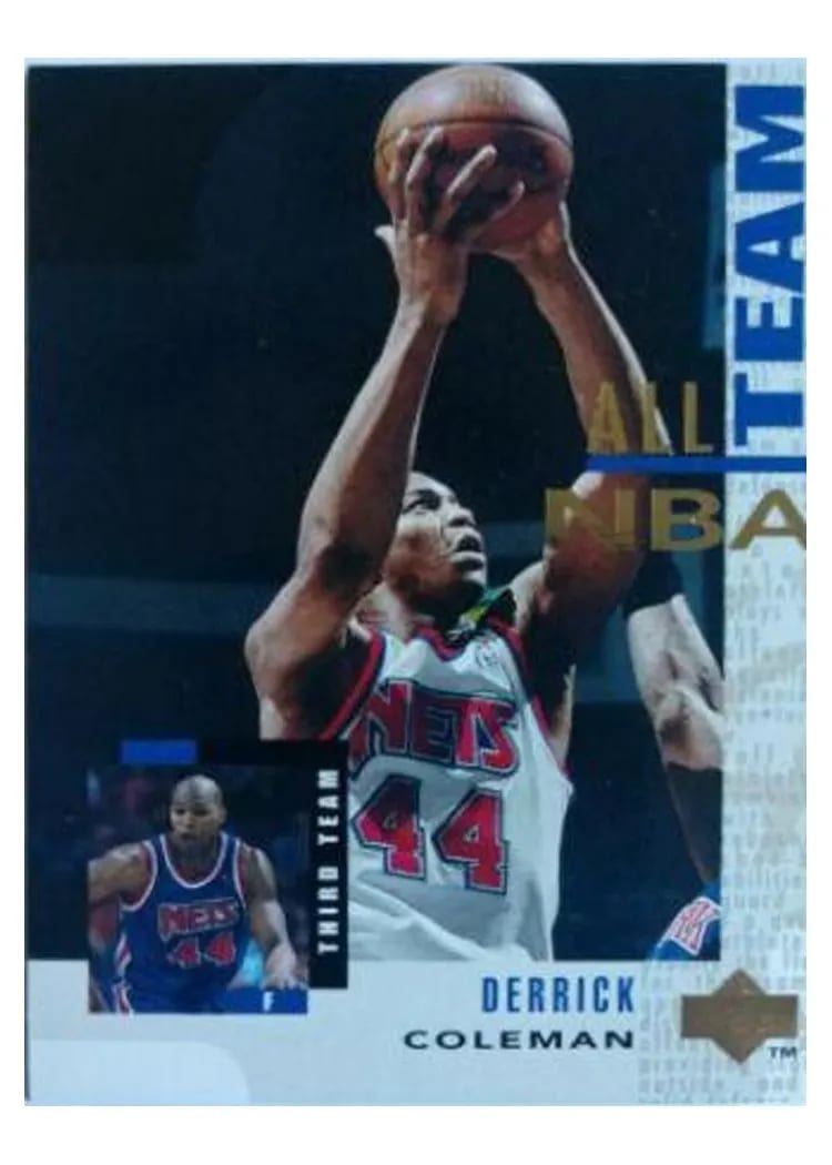 1994 Upper Deck Derrick Coleman #21 card