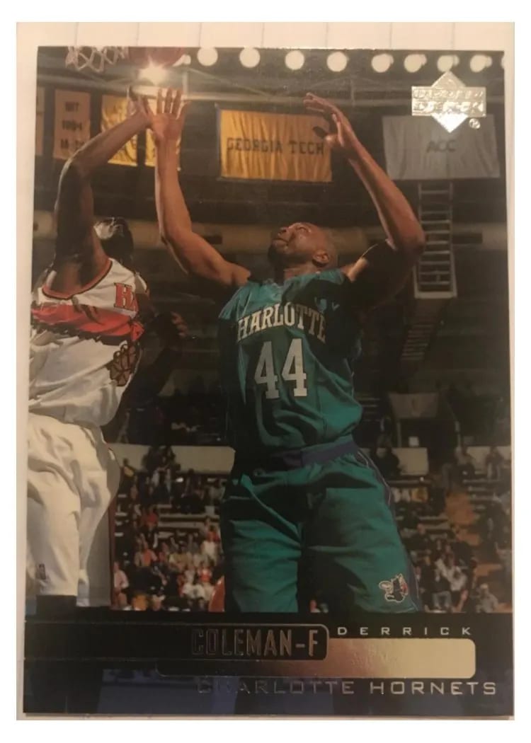 1999 Upper Deck Derrick Coleman #14 card