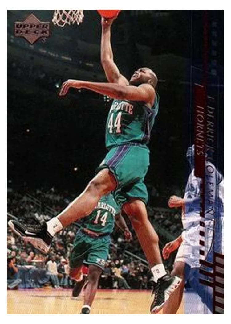 2000 Upper Deck Derrick Coleman #14 card