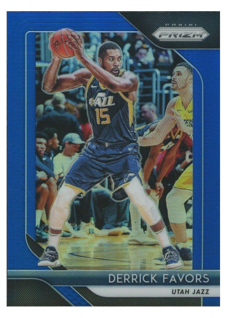 2018-19 Panini Prizm Base Set Derrick Favors #173 card