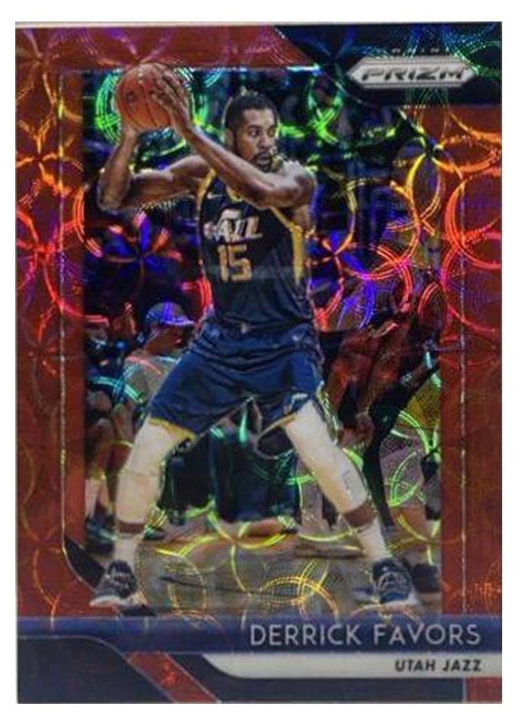 2018-19 Panini Prizm Base Set Derrick Favors #173 card