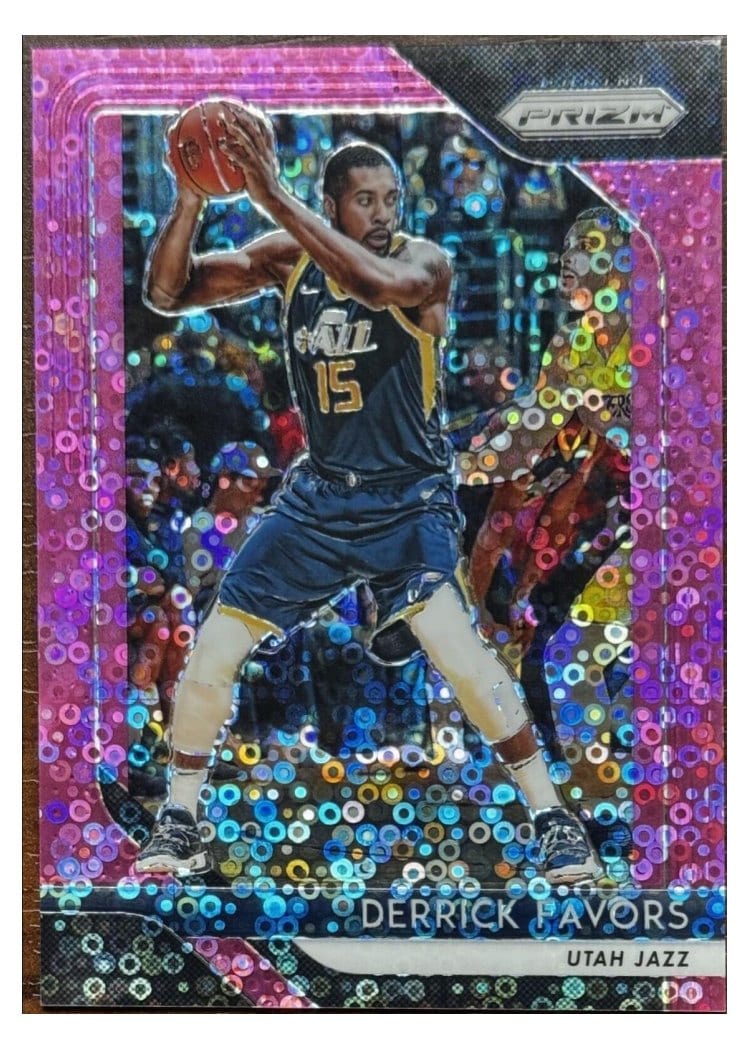 2018-19 Panini Prizm Base Set Derrick Favors #173 card