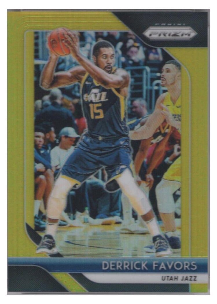 2018-19 Panini Prizm Base Set Derrick Favors #173 card