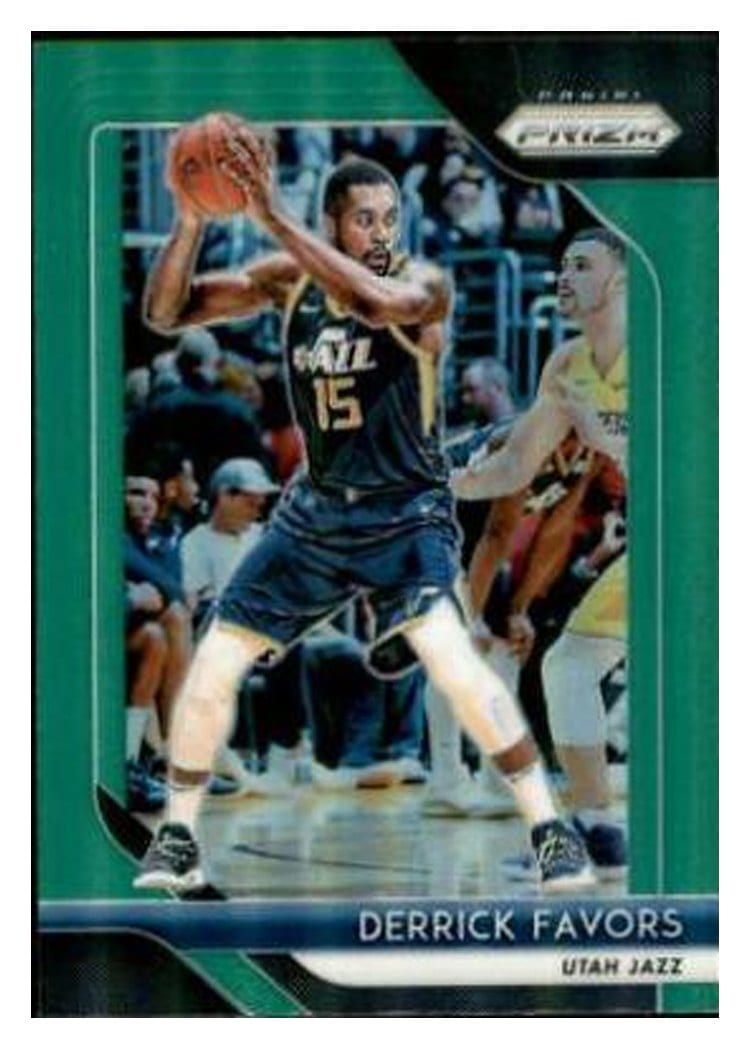 2018-19 Panini Prizm Base Set Derrick Favors #173 card