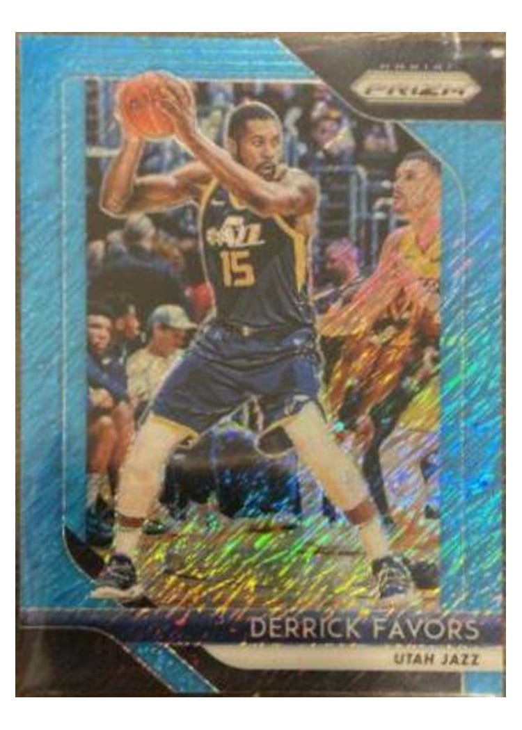2018-19 Panini Prizm Base Set Derrick Favors #173 card