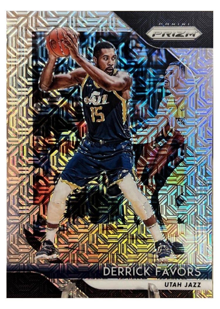 2018-19 Panini Prizm Base Set Derrick Favors #173 card