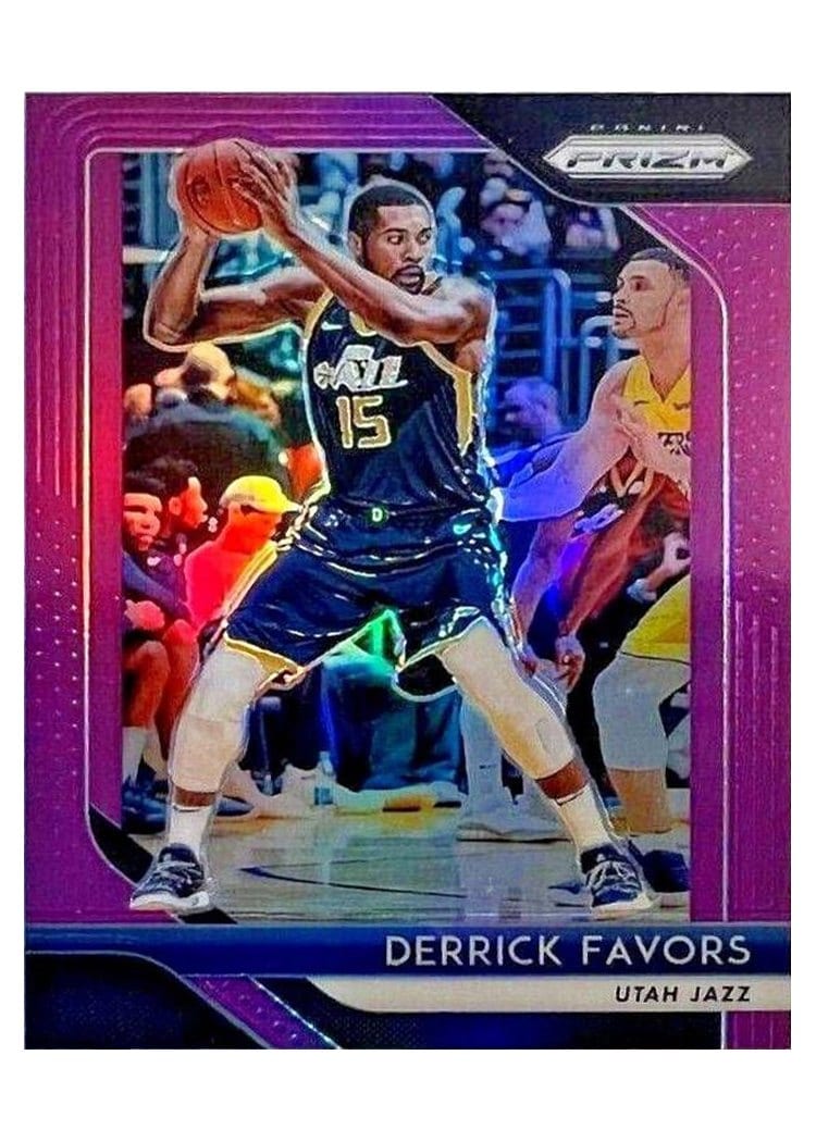 2018-19 Panini Prizm Base Set Derrick Favors #173 card