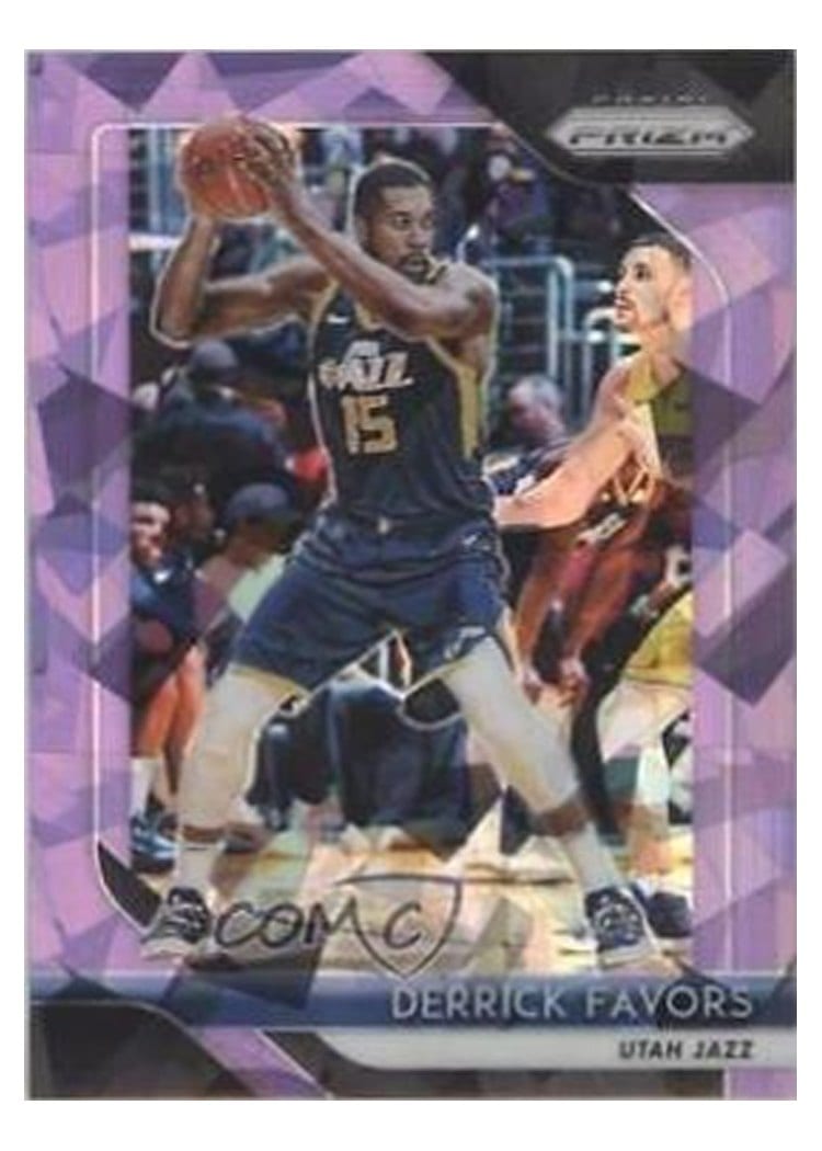 2018-19 Panini Prizm Base Set Derrick Favors #173 card