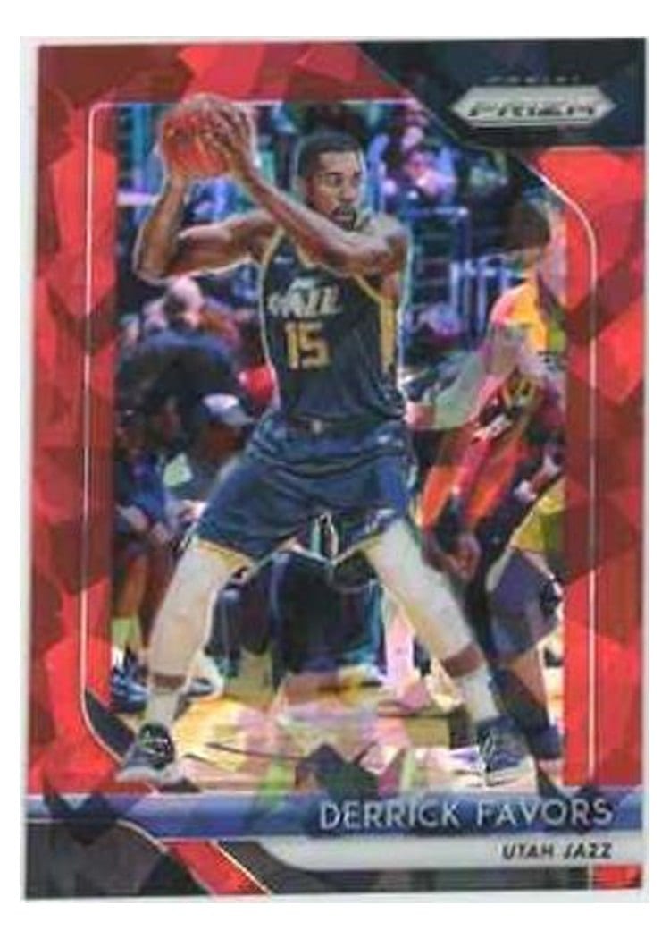 2018-19 Panini Prizm Base Set Derrick Favors #173 card
