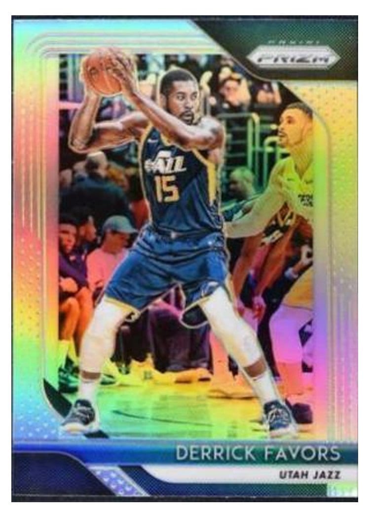 2018-19 Panini Prizm Base Set Derrick Favors #173 card