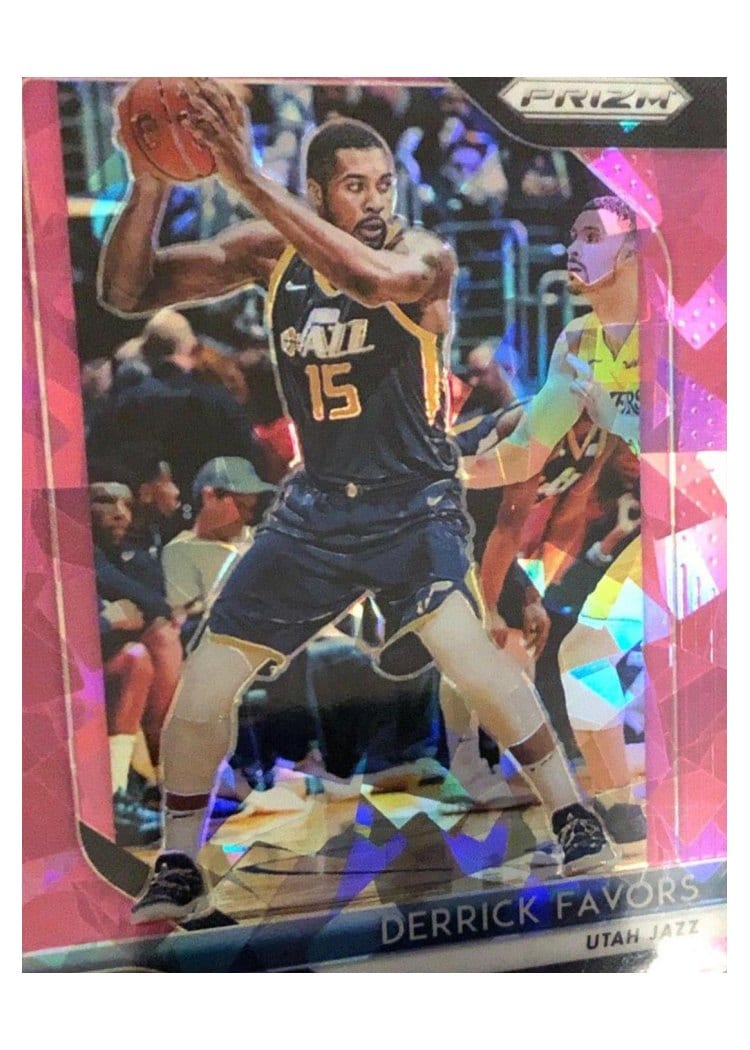 2018-19 Panini Prizm Base Set Derrick Favors #173 card