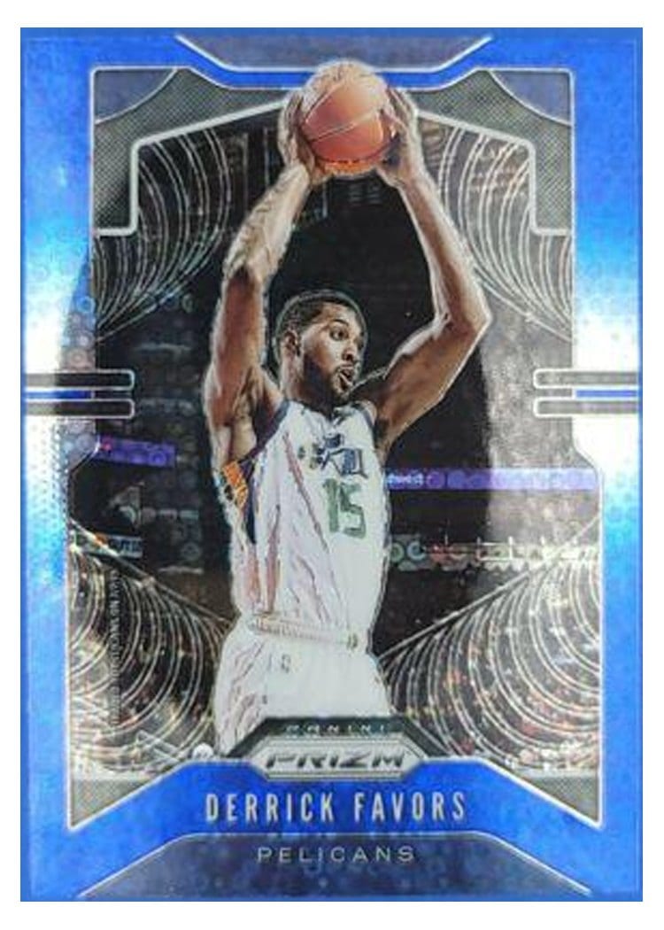 2019-20 Panini Prizm Base Set Derrick Favors #169 card