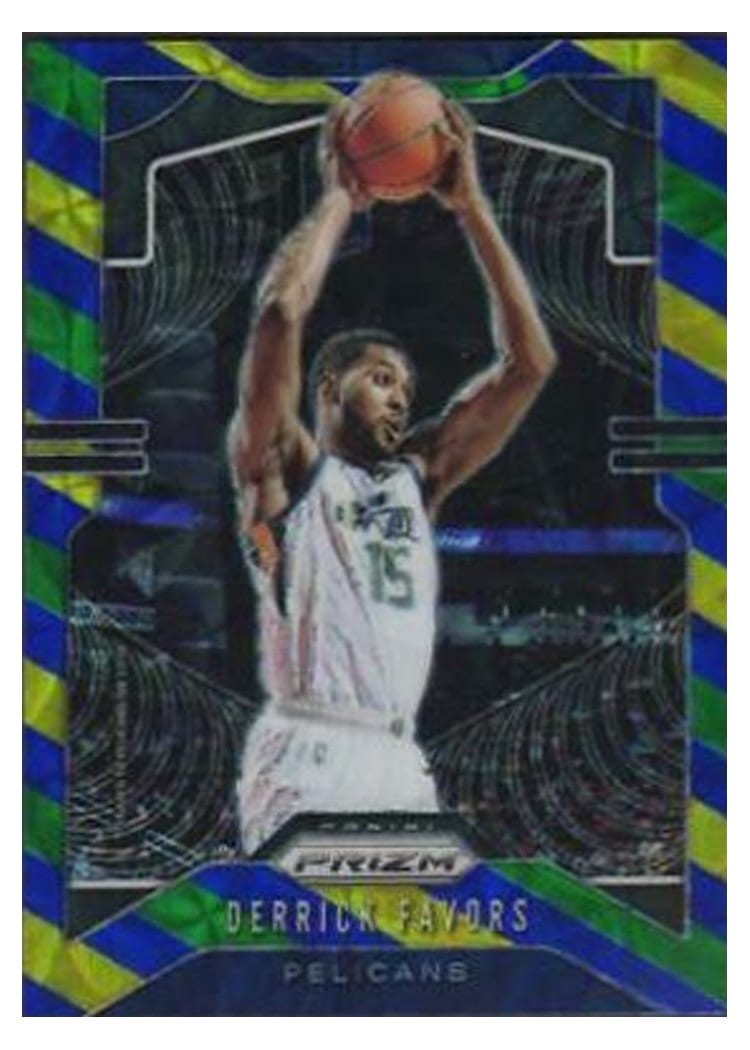 2019-20 Panini Prizm Base Set Derrick Favors #169 card