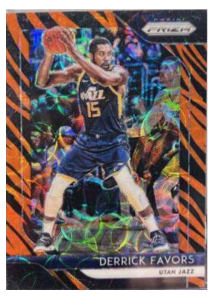 2019-20 Panini Prizm Base Set Derrick Favors #169 card