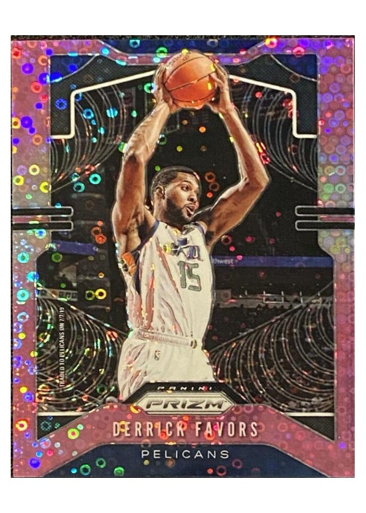 2019-20 Panini Prizm Base Set Derrick Favors #169 card