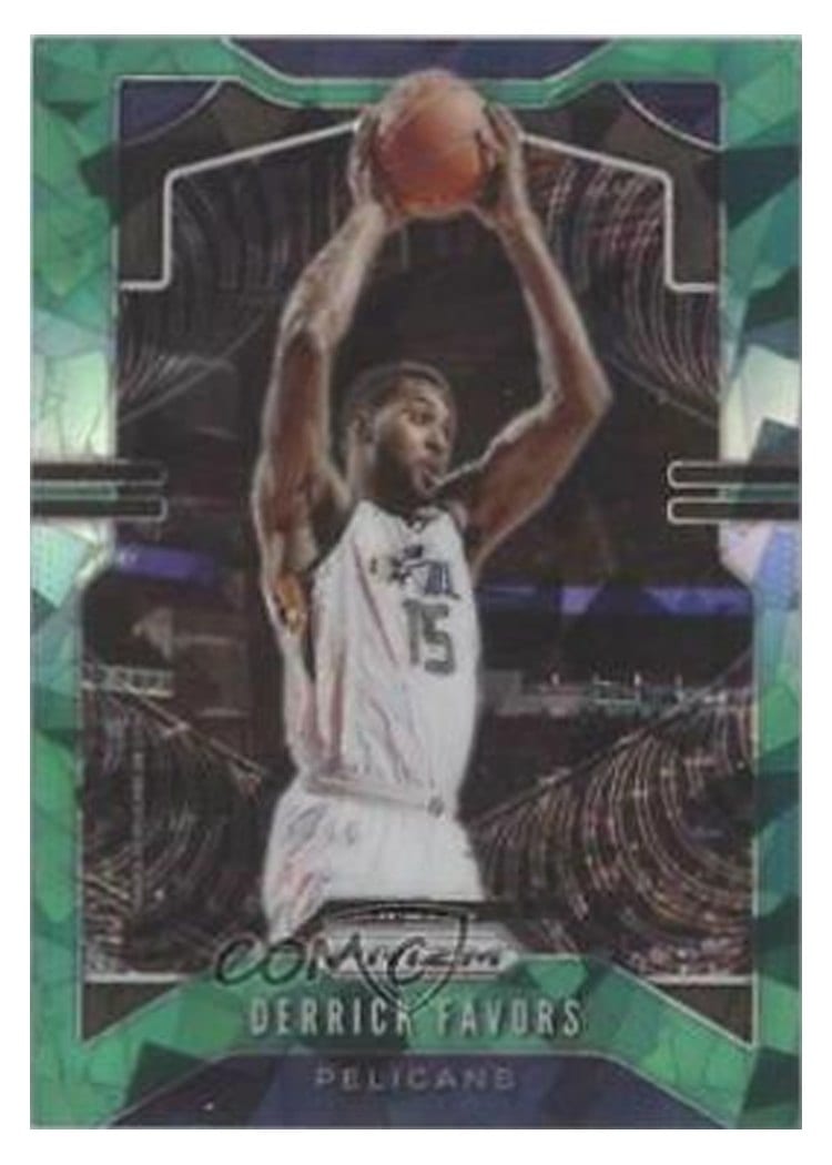 2019-20 Panini Prizm Base Set Derrick Favors #169 card