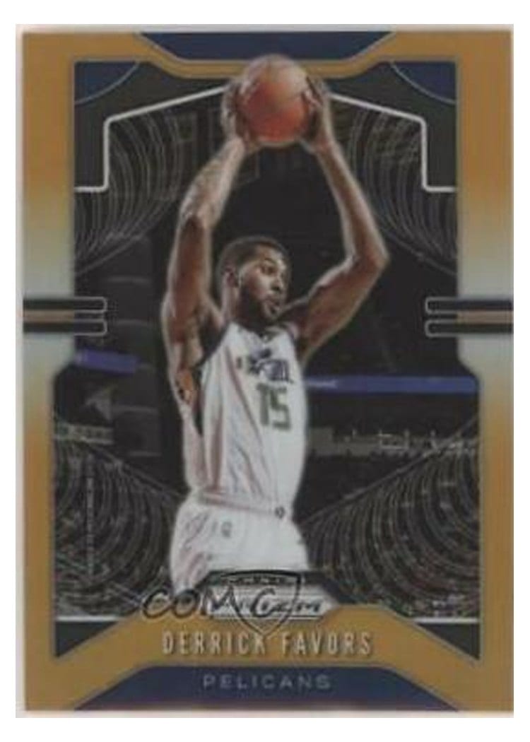 2019-20 Panini Prizm Base Set Derrick Favors #169 card