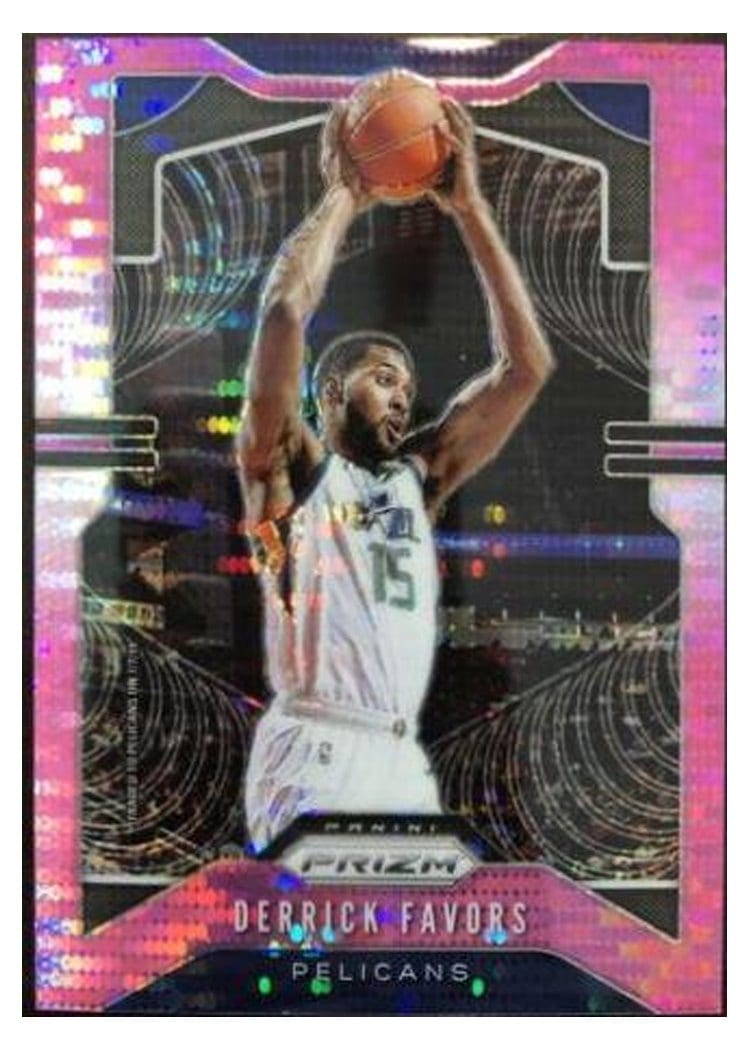 2019-20 Panini Prizm Base Set Derrick Favors #169 card