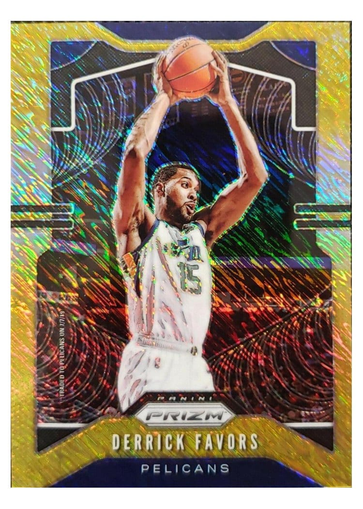 2019-20 Panini Prizm Base Set Derrick Favors #169 card