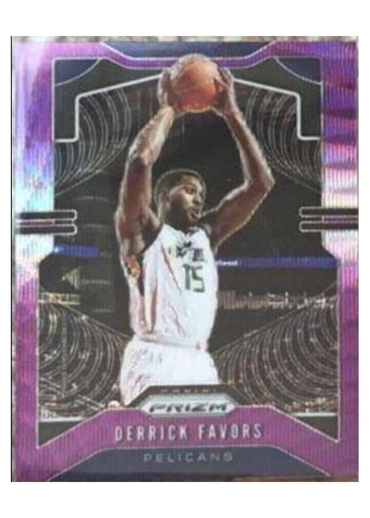 2019-20 Panini Prizm Base Set Derrick Favors #169 card