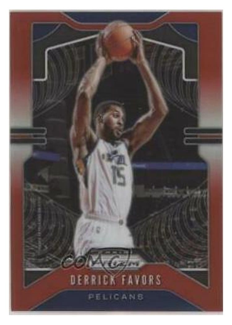 2019-20 Panini Prizm Base Set Derrick Favors #169 card