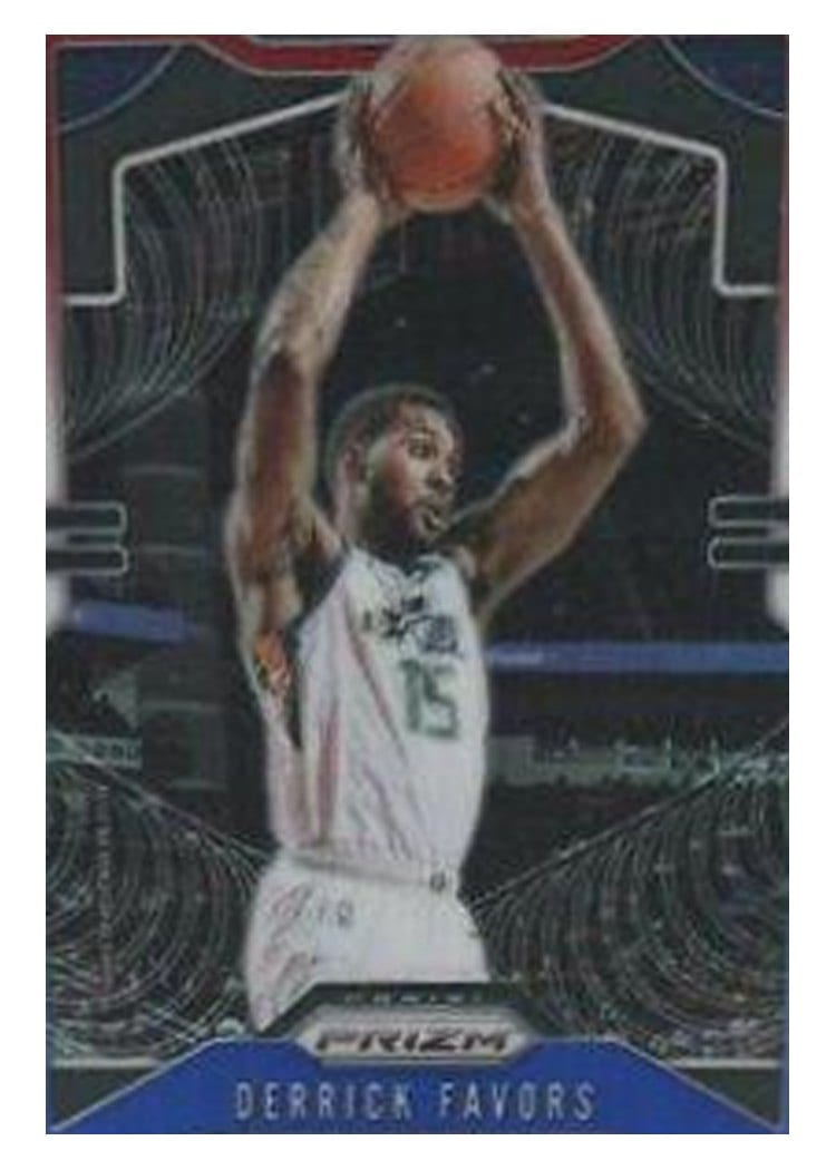2019-20 Panini Prizm Base Set Derrick Favors #169 card