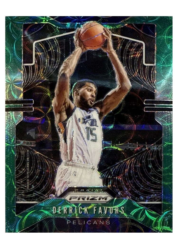 2019-20 Panini Prizm Base Set Derrick Favors #169 card