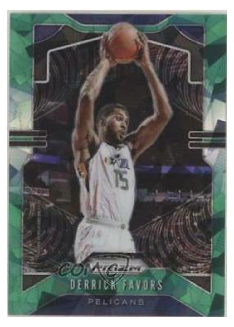 2019-20 Panini Prizm Base Set Derrick Favors #169 card