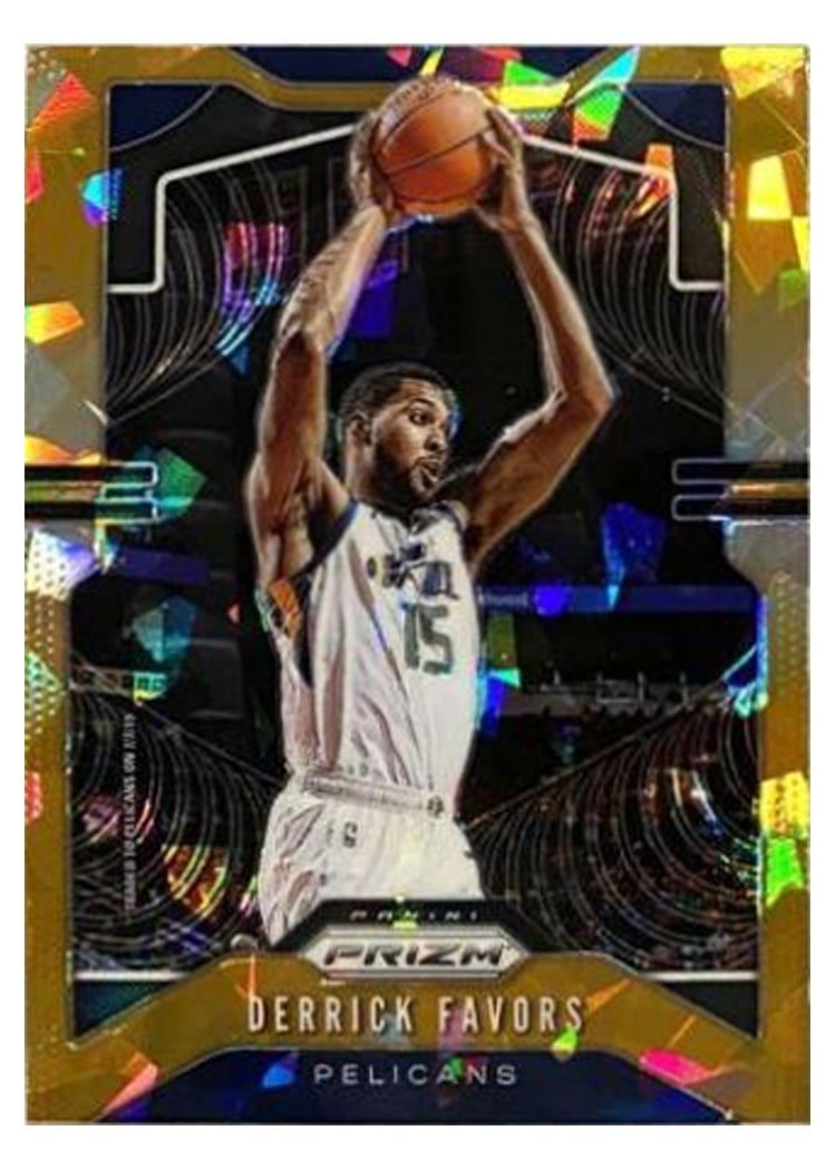 2019-20 Panini Prizm Base Set Derrick Favors #169 card